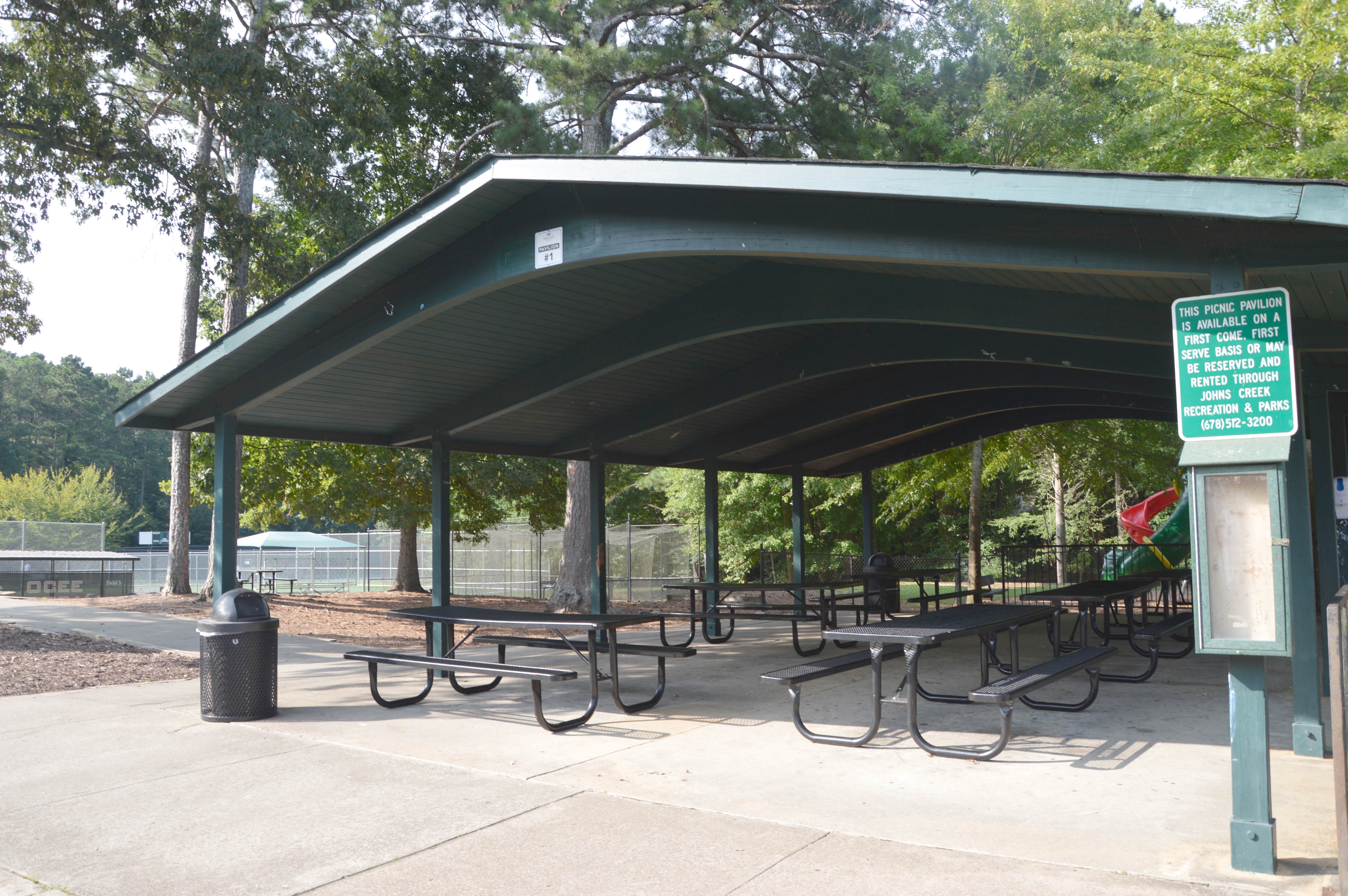 Outfield Picnic Pavilion Area